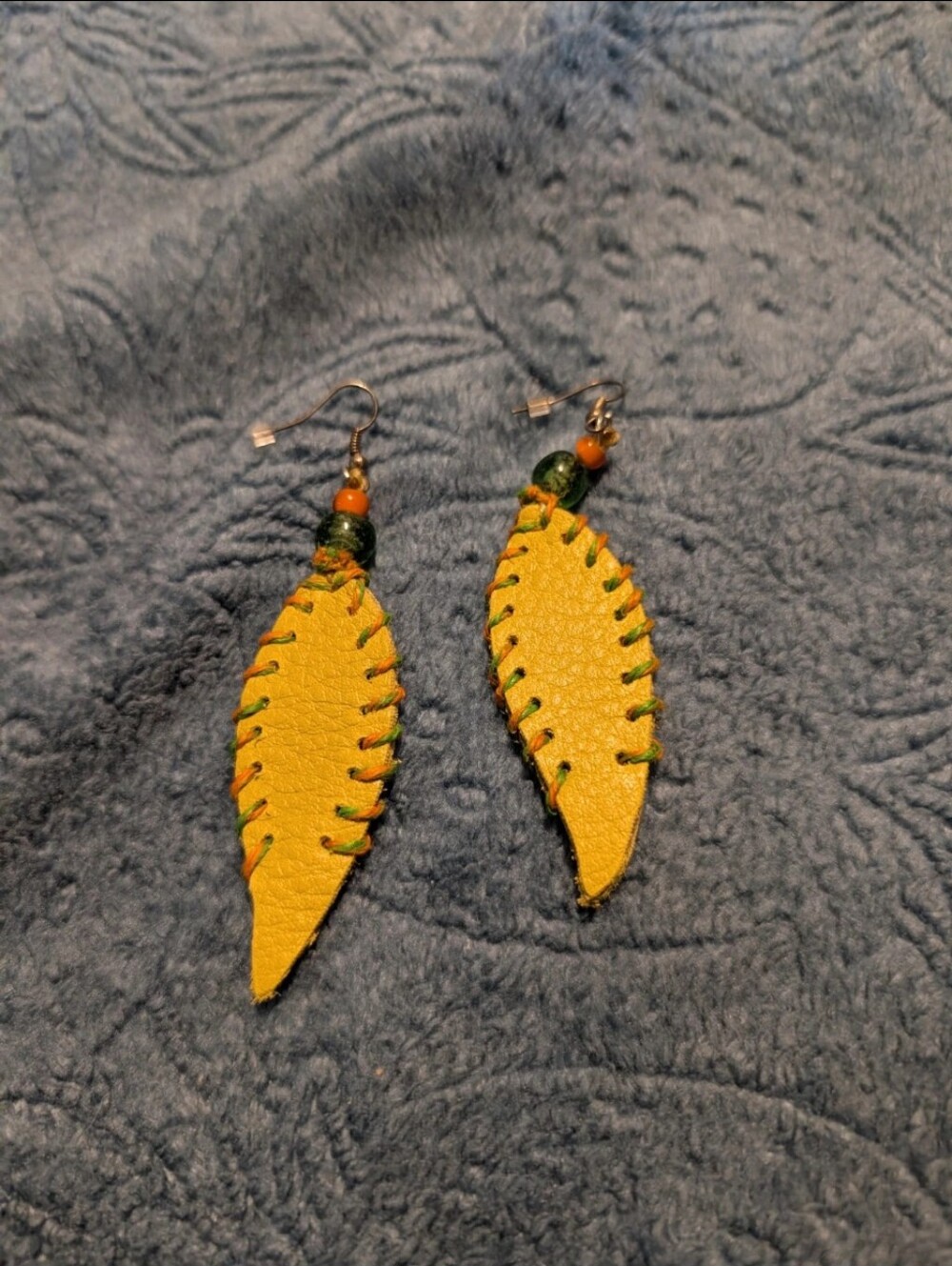 Hand Crafted Genuine Leather Earrings
